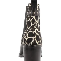 Bottines*Plumers Becerro Negro Jirafa